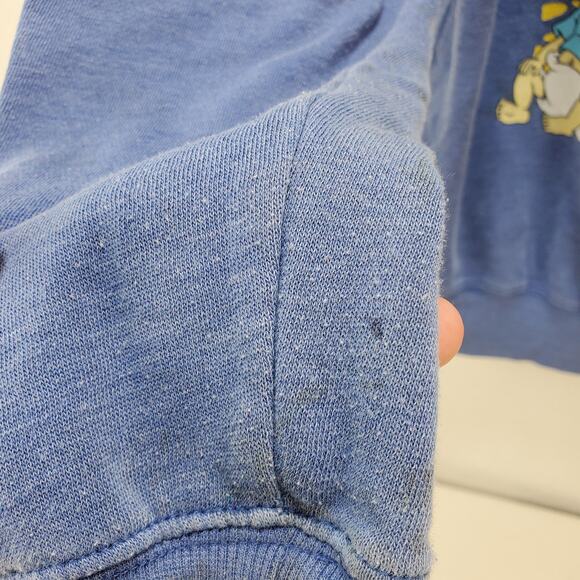 Nickelodeon Rugrats Sweatshirt Womens Small Blue Crew Neck Long Sleeve Shirt Top - Picture 11 of 11